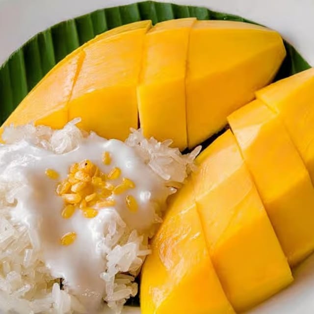 D4. Mango Sticky Rice.