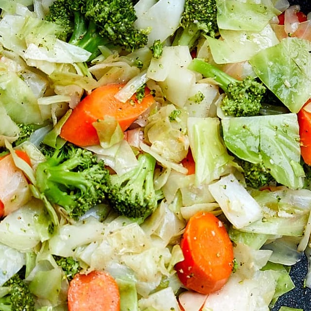 Steam Mixed Veggies.