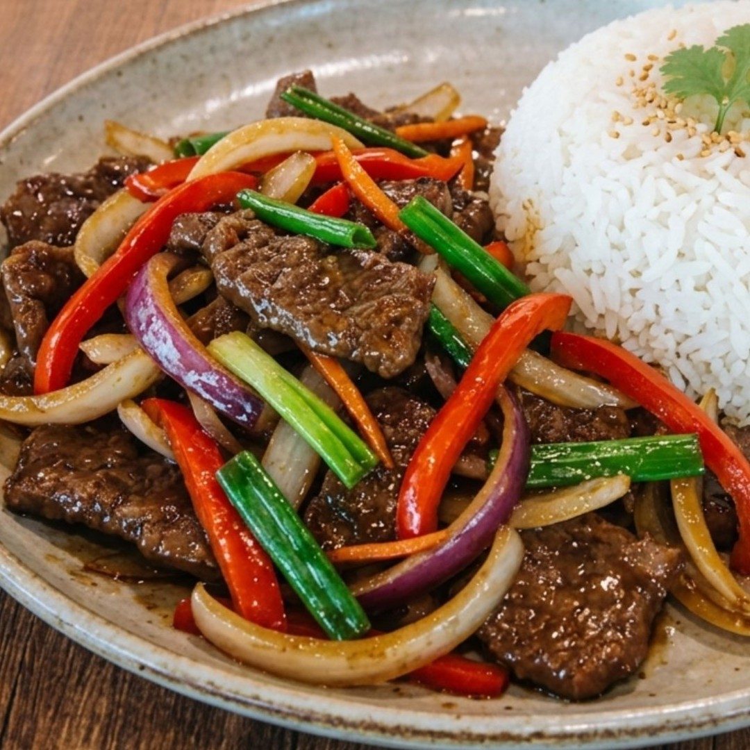 E32-Mongolian Beef.