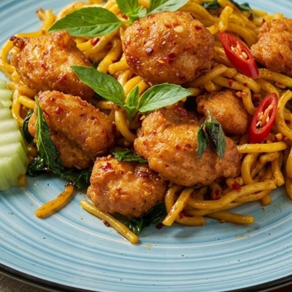 K5-Kra Pao Noodle.
