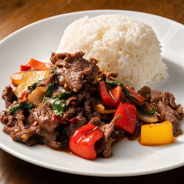 E32-Mongolian Beef.