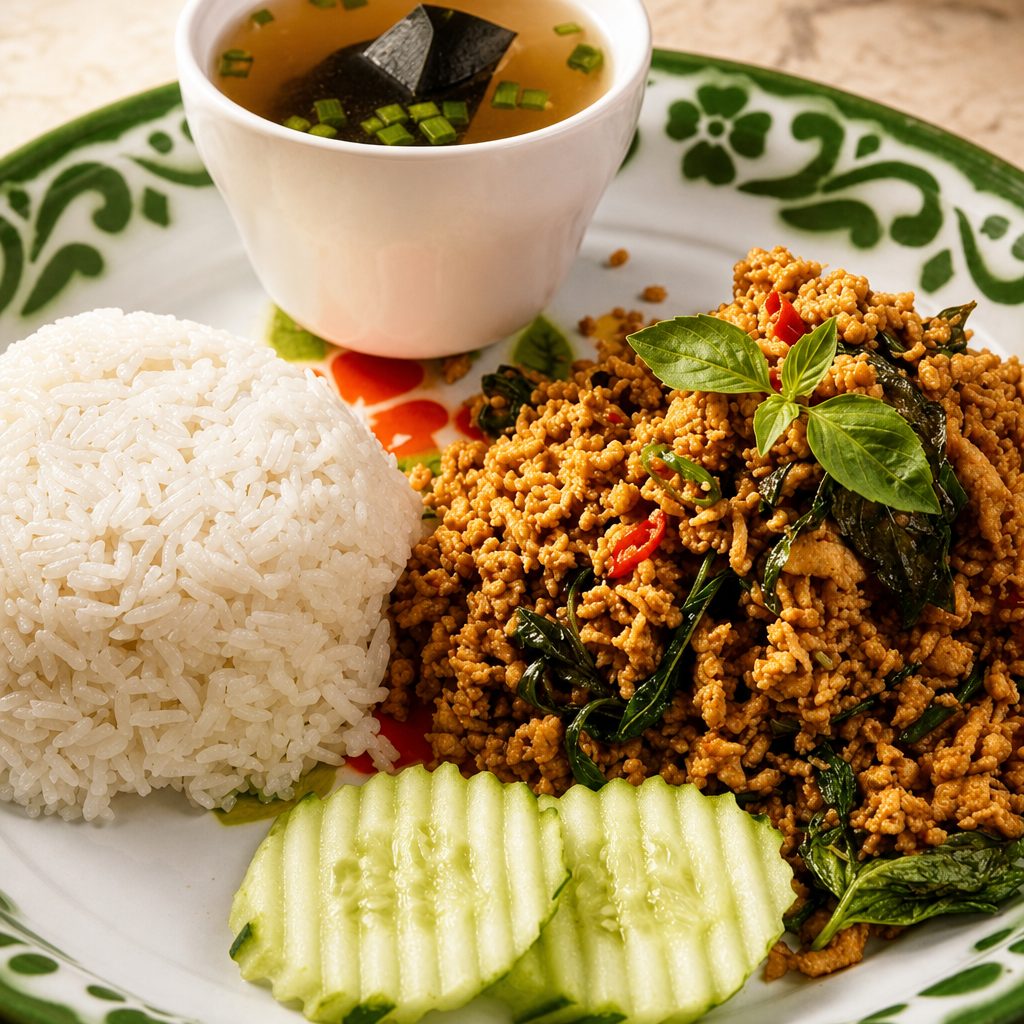 K1-Kra Pao Kai (Chicken).