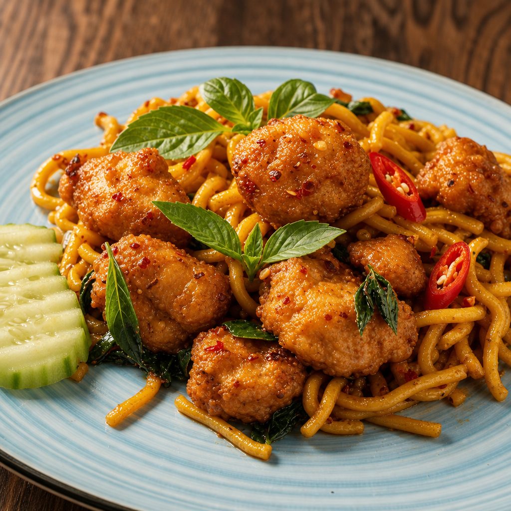 K5-Kra Pao Noodle.