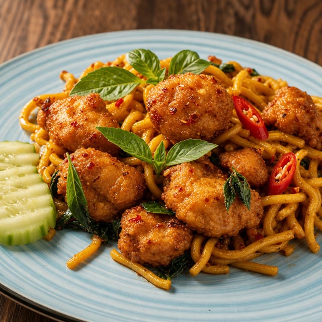 K5-Kra Pao Noodle.