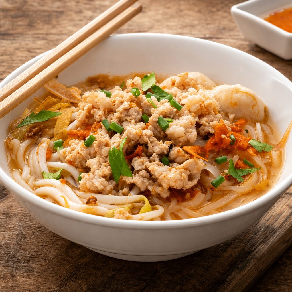 E18-Tom Yum Noodle Soup.